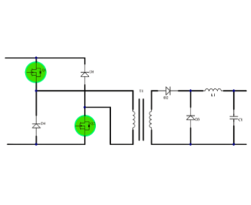 Forward switching power supply